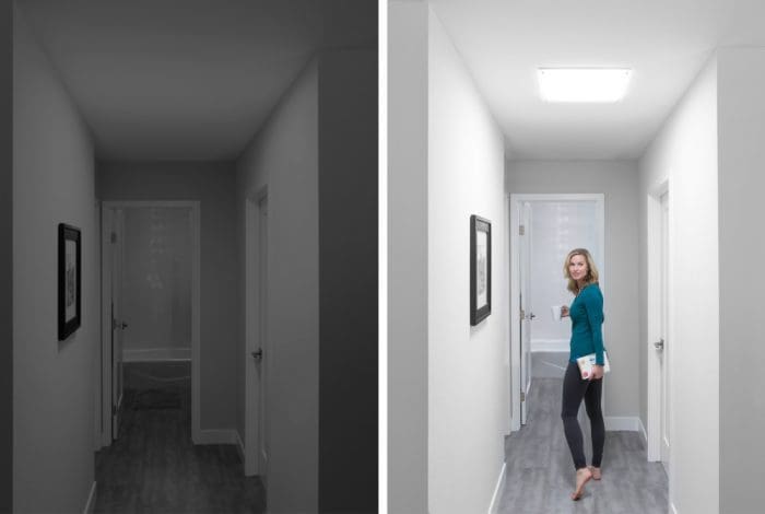 Before and After Hallway